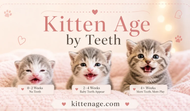 Kitten Age Chart by Teeth: How To Estimate a Kitten’s Age