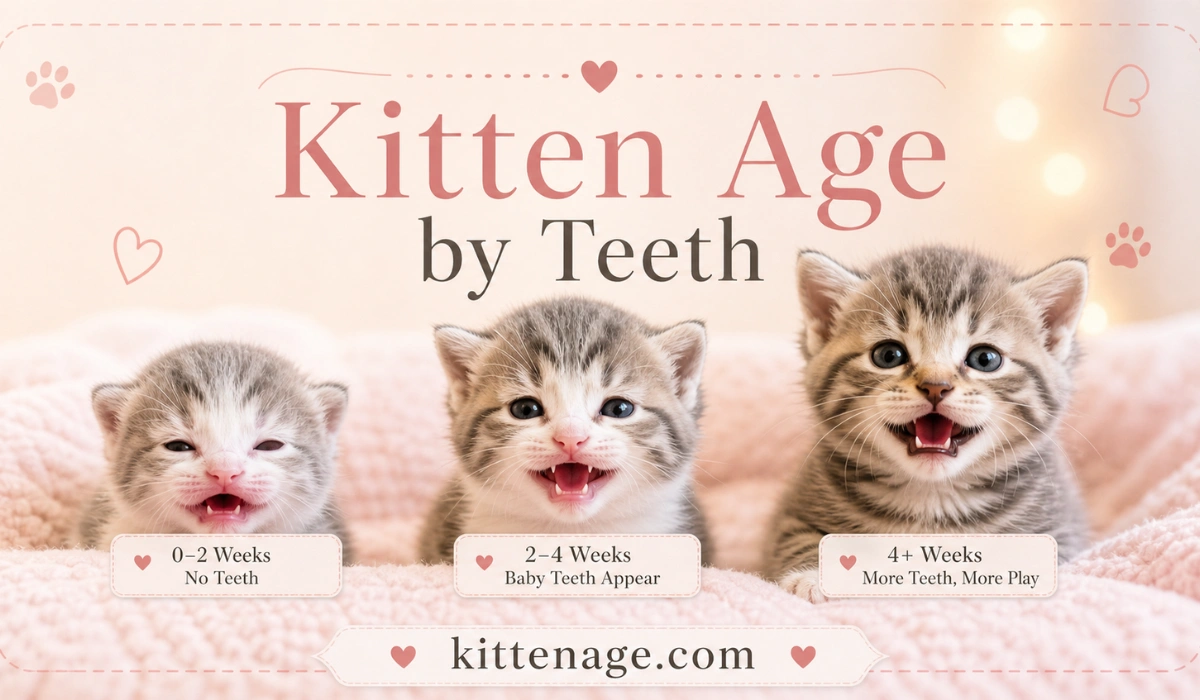 Kitten Age Chart by Teeth: How To Estimate a Kitten’s Age