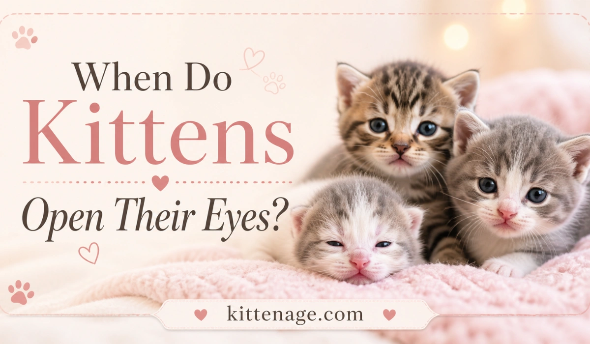 When Do Kittens Open Their Eyes